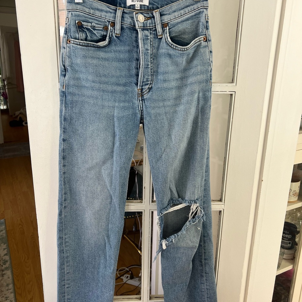 RE/DONE Light Blue Denim Jeans